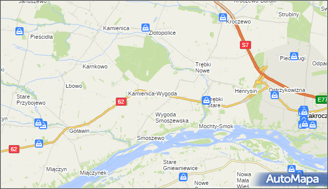mapa Emolinek, Emolinek na mapie Targeo
