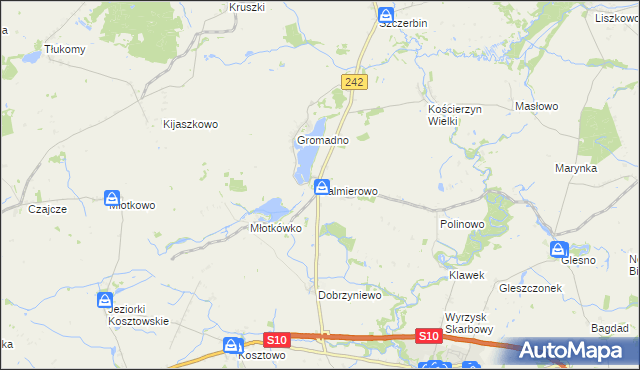 mapa Falmierowo, Falmierowo na mapie Targeo