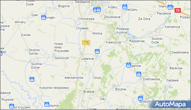 mapa Hołudza, Hołudza na mapie Targeo