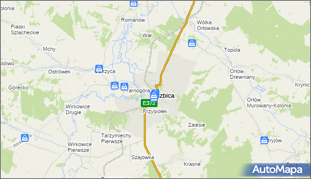 mapa Izbica-Wieś, Izbica-Wieś na mapie Targeo