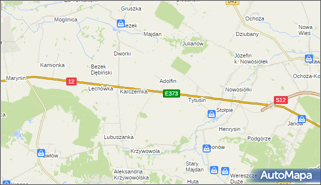 mapa Jankowice gmina Siedliszcze, Jankowice gmina Siedliszcze na mapie Targeo