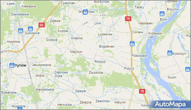 mapa Jurandów, Jurandów na mapie Targeo