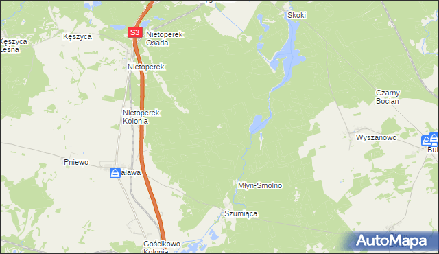 mapa Kaławka, Kaławka na mapie Targeo