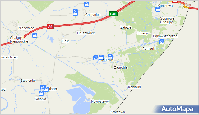 mapa Kalników, Kalników na mapie Targeo