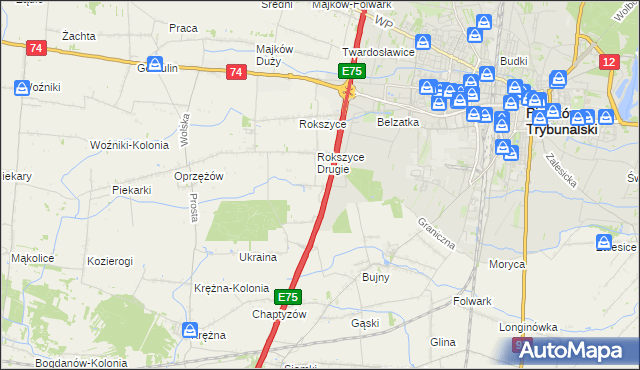 mapa Kargał-Las, Kargał-Las na mapie Targeo