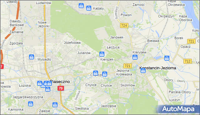 mapa Kierszek, Kierszek na mapie Targeo