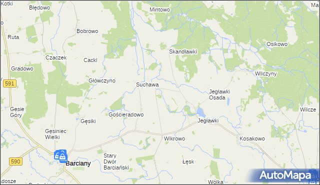 mapa Kolkiejmy, Kolkiejmy na mapie Targeo