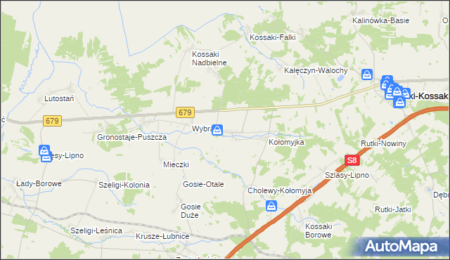 mapa Kołomyja, Kołomyja na mapie Targeo