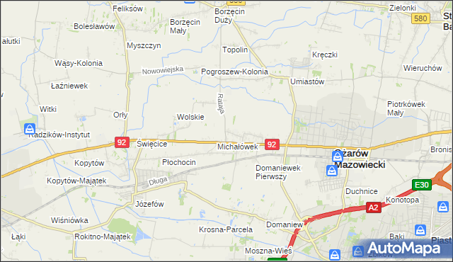 mapa Koprki, Koprki na mapie Targeo