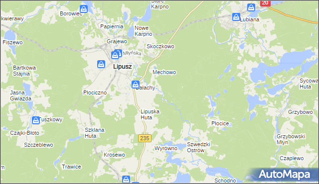 mapa Krugliniec, Krugliniec na mapie Targeo