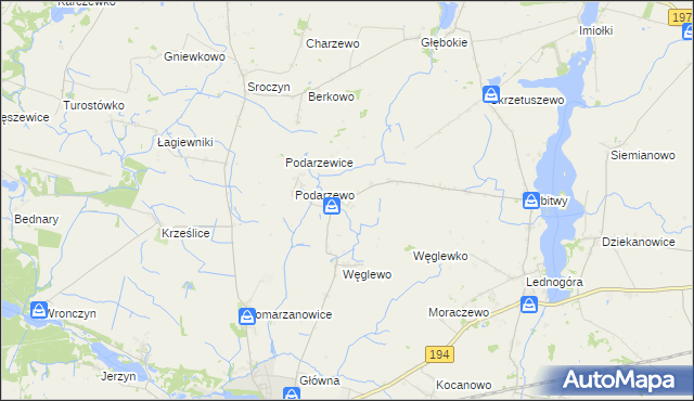 mapa Latalice, Latalice na mapie Targeo