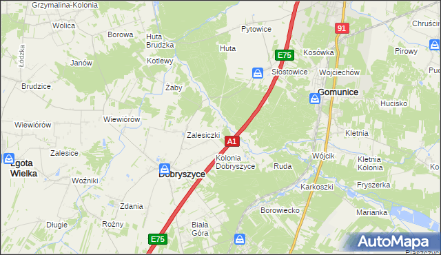mapa Lefranów, Lefranów na mapie Targeo