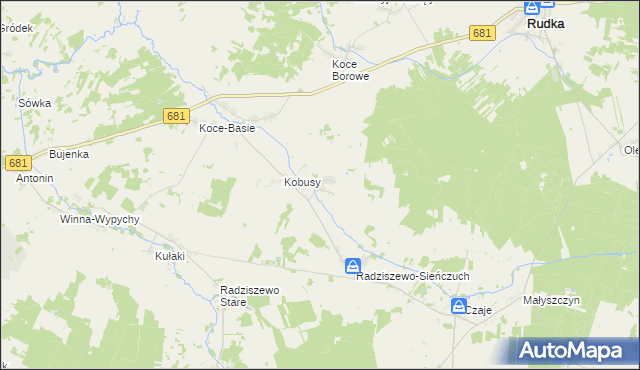mapa Łempice gmina Ciechanowiec, Łempice gmina Ciechanowiec na mapie Targeo