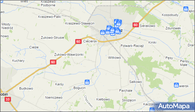 mapa Łempino, Łempino na mapie Targeo