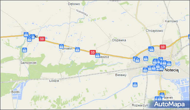 mapa Lubaszcz, Lubaszcz na mapie Targeo