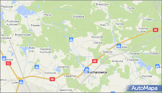 mapa Lubockie, Lubockie na mapie Targeo