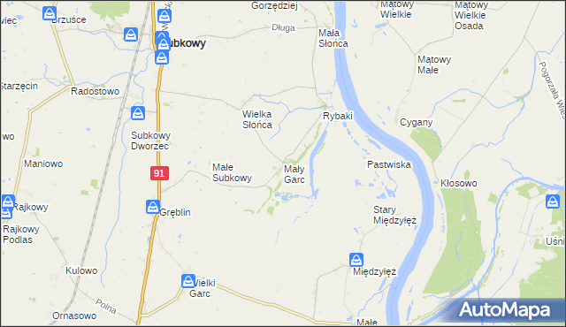 mapa Mały Garc, Mały Garc na mapie Targeo