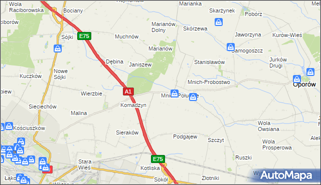 mapa Mnich-Południe, Mnich-Południe na mapie Targeo
