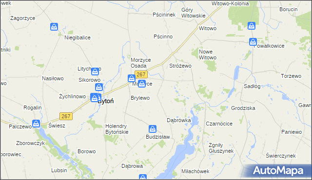 mapa Morzyce Kolonia, Morzyce Kolonia na mapie Targeo