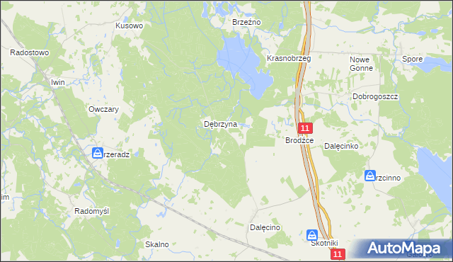 mapa Nizinne, Nizinne na mapie Targeo