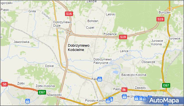 mapa Nowe Aleksandrowo, Nowe Aleksandrowo na mapie Targeo
