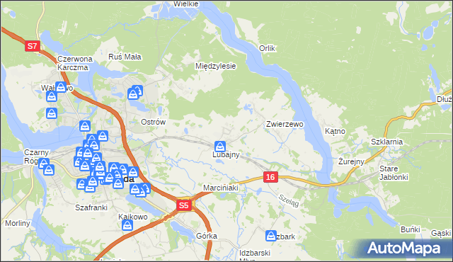 mapa Nowe Siedlisko, Nowe Siedlisko na mapie Targeo