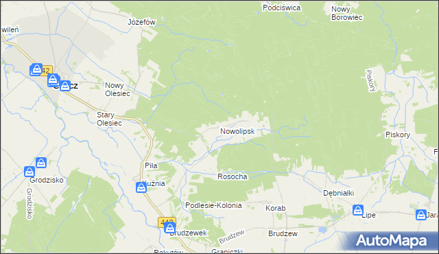 mapa Nowolipsk, Nowolipsk na mapie Targeo