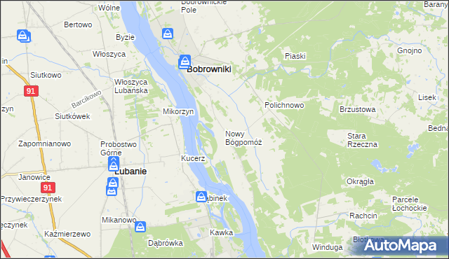 mapa Nowy Bógpomóż, Nowy Bógpomóż na mapie Targeo