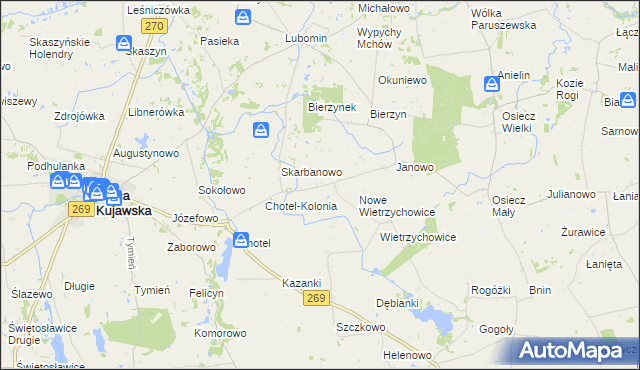mapa Obałki, Obałki na mapie Targeo