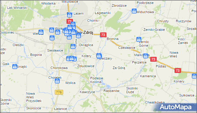 mapa Owczary gmina Busko-Zdrój, Owczary gmina Busko-Zdrój na mapie Targeo