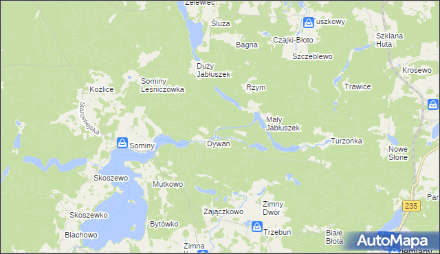 mapa Pełk, Pełk na mapie Targeo