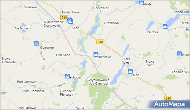 mapa Piastoszyn, Piastoszyn na mapie Targeo