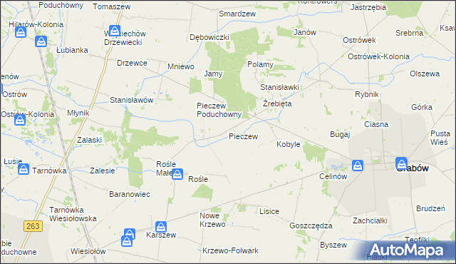 mapa Pieczew, Pieczew na mapie Targeo