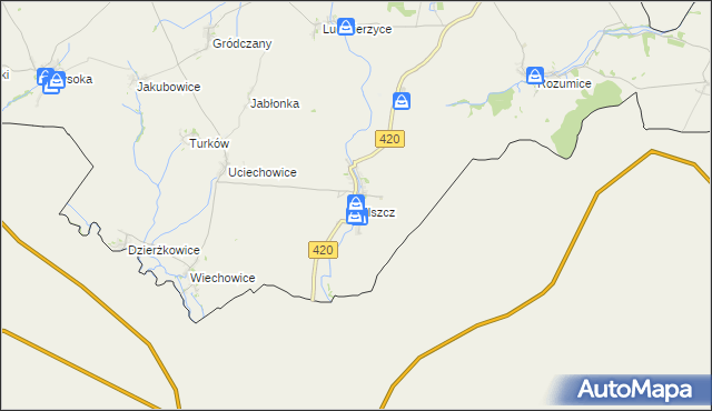 mapa Pilszcz, Pilszcz na mapie Targeo