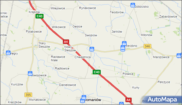 mapa Piskorzów gmina Domaniów, Piskorzów gmina Domaniów na mapie Targeo