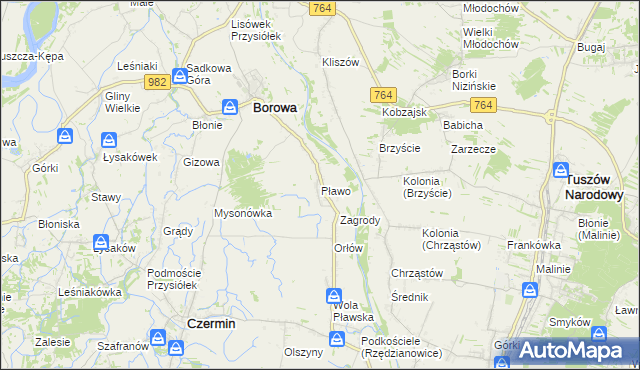 mapa Pławo, Pławo na mapie Targeo