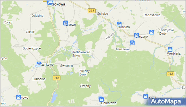 mapa Połchówko, Połchówko na mapie Targeo