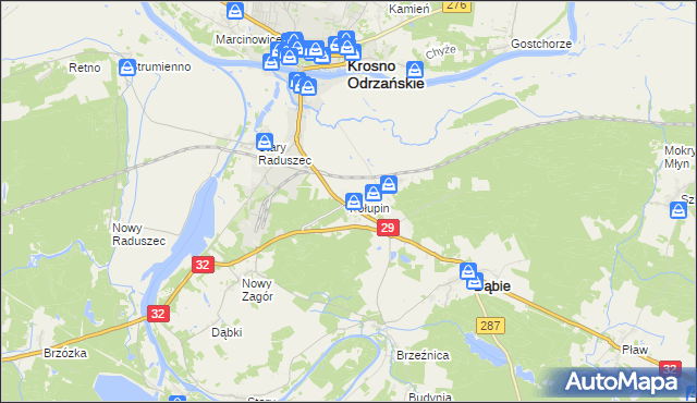 mapa Połupin, Połupin na mapie Targeo