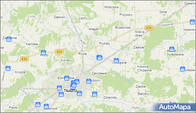 mapa Postoliska, Postoliska na mapie Targeo