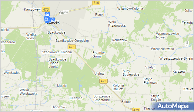 mapa Przatówek, Przatówek na mapie Targeo