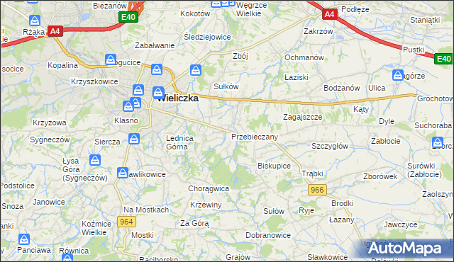 mapa Przebieczany, Przebieczany na mapie Targeo