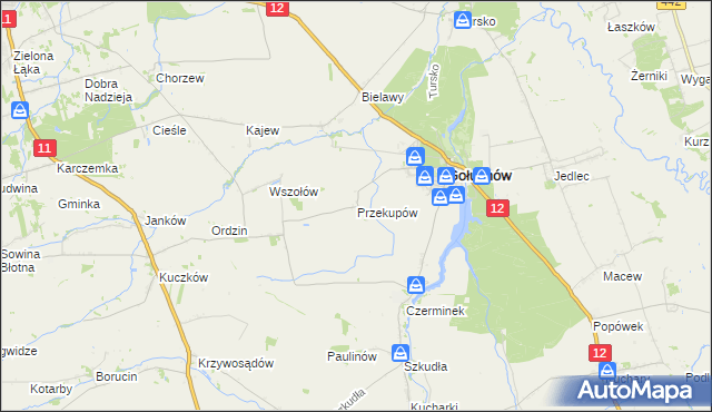 mapa Przekupów, Przekupów na mapie Targeo