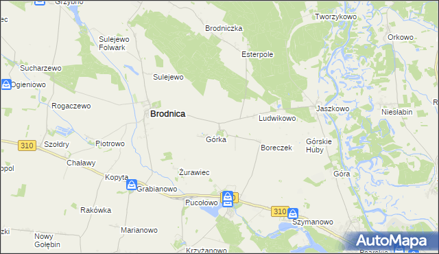 mapa Przylepki, Przylepki na mapie Targeo