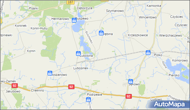 mapa Przystanki, Przystanki na mapie Targeo