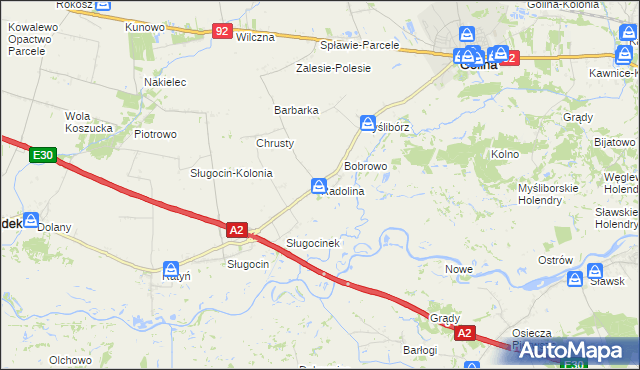 mapa Radolina, Radolina na mapie Targeo