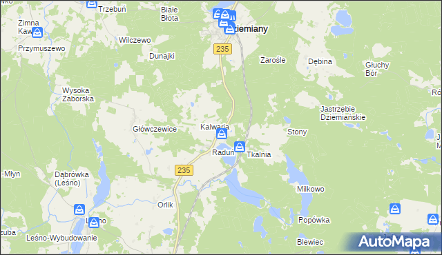 mapa Raduń-Osiedle, Raduń-Osiedle na mapie Targeo