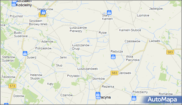 mapa Robertów, Robertów na mapie Targeo