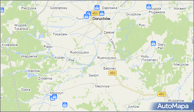 mapa Rudniczysko, Rudniczysko na mapie Targeo