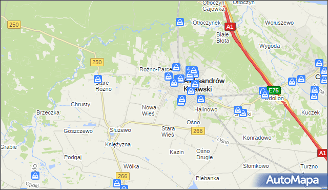mapa Rudunki gmina Aleksandrów Kujawski, Rudunki gmina Aleksandrów Kujawski na mapie Targeo