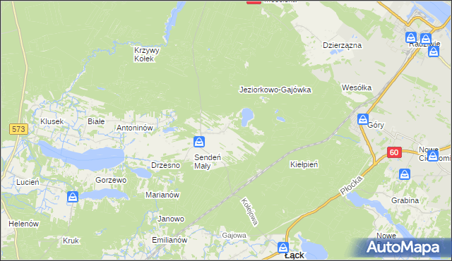 mapa Sendeń Duży, Sendeń Duży na mapie Targeo